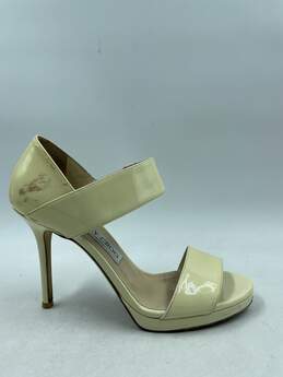 Authentic Jimmy Choo Light Yellow Patent Sandals W 6