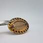 Rare 14k Gold Victorian 3.75 Inch Antique Mourning Brooch 16.2g image number 8