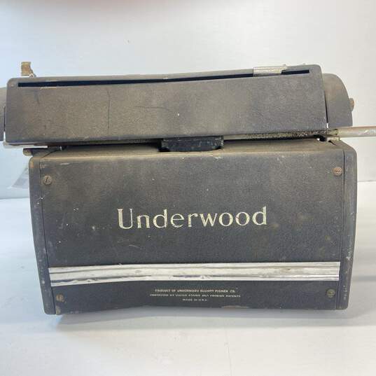 Vintage Underwood Type Writer - Earl 1900s Model image number 6