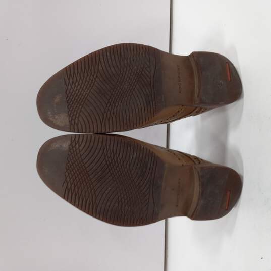 Rockport Brown Wingtip Oxford Shoes Men's Size 8 image number 6