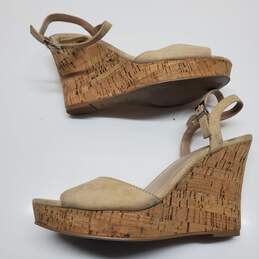 Charles By Charles David Lambert Women's Cork Wedge Sandal Heel Size 7.5M alternative image