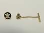 VNTG Wedgwood by Stratton Jasperware Prince of Wales Feathers Tie Tack Pin IOB image number 2