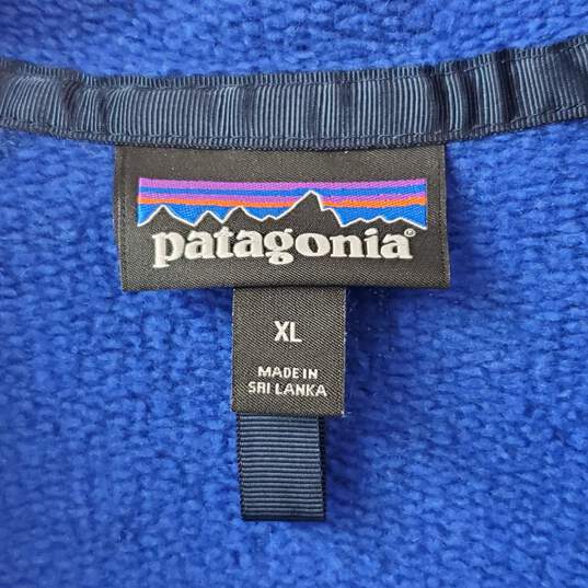 Patagonia Mens Blue Fleece Jacket Size XL image number 3