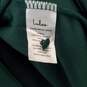 NWT Lulus My Whole Heart Emerald Green Long Sleeve Wrap Dress Size M image number 6