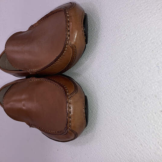 NIB Mens 4985339 Brown Leather Driving Moc Slip-On Loafer Shoes Size 13 M image number 3
