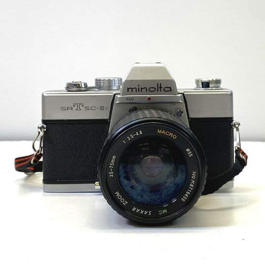 Minolta SRT SC-II 35mm SLR Camera w/35-75mm Macro Zoom Lens image number 2