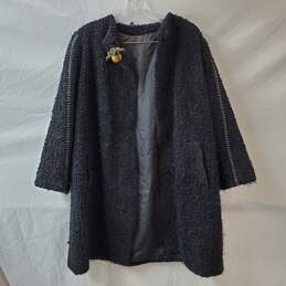 Vintage Luke Kurl Black Wool Coat