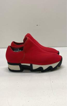 iRi NYC Wes Red Neoprene Platform Shoes Women's Size 36.5