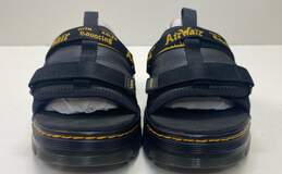 Dr. Martens AYCE II Tract Milled Black Leather Slide Sandals Women's Size 9 M alternative image