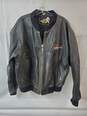 Harley Davidson Black Racing Leather Jacket Size XL image number 1