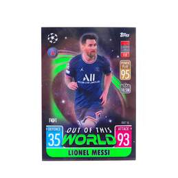 2021-22 Lionel Messi Topps Match Attax UCL Extra Out of This World