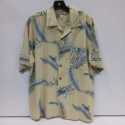 Tommy Bahama Men's Floral Silk SS Button Up Shirt Size S