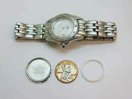 Esquire ESQ Swiss 100438A Stainless Steel 5 Jewels Quartz Movement Sapphire Crown Date Ladies Watch 65.2g