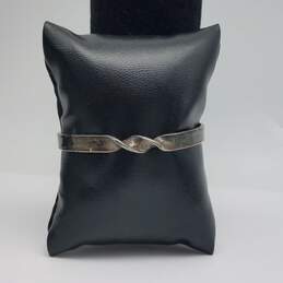 Sterling Silver Partial Twist 5 1/4" Cuff Bracelet 15.0g