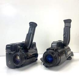 Sony Handycam Video8 Camcorder Lot of 2 (For Parts or Repair)