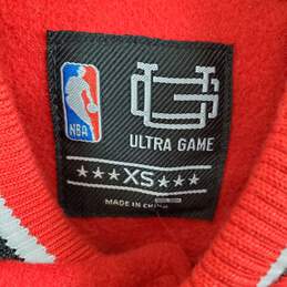 NBA Chicago Bulls Men Red Varsity Jacket Sz XS alternative image