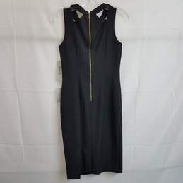 Eliza J women's black sleeveless sheath dress with cutouts size 2 nwt alternative image