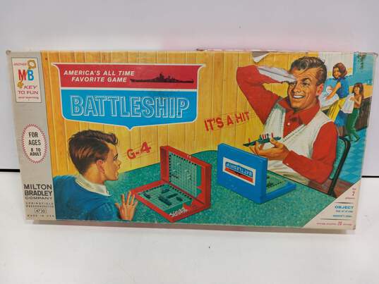 Vintage 1967 Milton Bradley Battleship Board Game - IOB image number 5