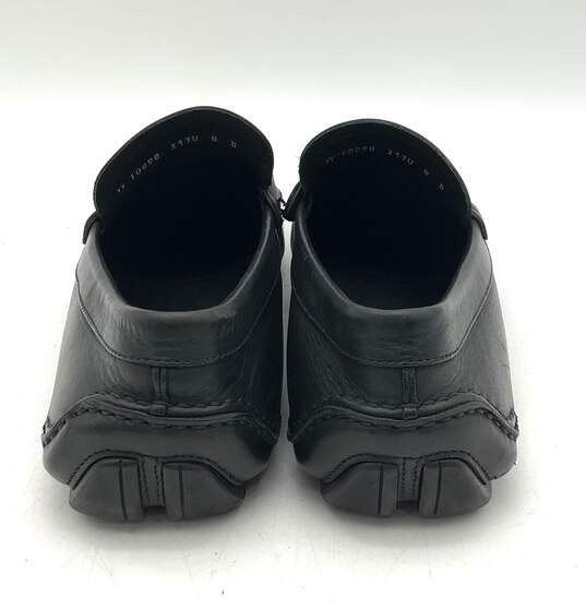 Salvatore Ferragamo Men's Size 8 Black Leather Driver Shoes image number 5