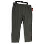 NWT Womens Gray Elastic Waist Slash Pocket Pull-On Sweatpants Size 18W image number 1