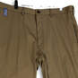 NWT Mens Brown Stretch Flat Front Classic Fit Khaki Pants Size 40x29 image number 3