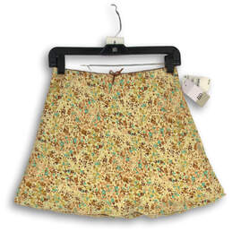 NWT Womens Multicolor Floral Pull-On Classic Mini Skirt Size Small alternative image
