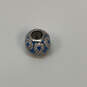 Designer Pandora S925 Sterling Silver Blue Ball Shape Classic Beaded Charm image number 2