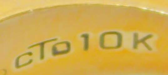 Men's VNTG 10K Yellow Gold '86 Monogrammed Ring 12.1g image number 4