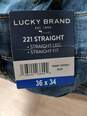Men’s Lucky Brand 221 Straight Leg Jeans Sz 36x34 NWT image number 6