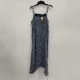 NWT Womens Blue Spaghetti Strap Sleeveless Fashionable Tank Dress Size L