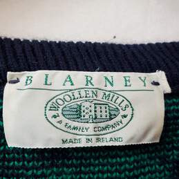 Woolen Mills Blarney Shamrock Snowflake Pullover Sweater Men's XXL alternative image