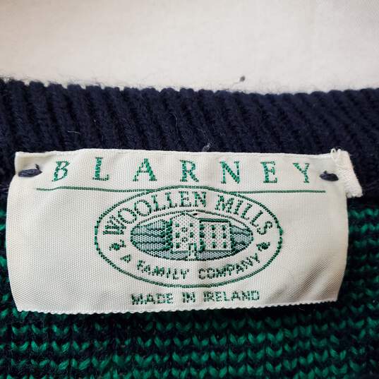 Woolen Mills Blarney Shamrock Snowflake Pullover Sweater Men's XXL image number 2