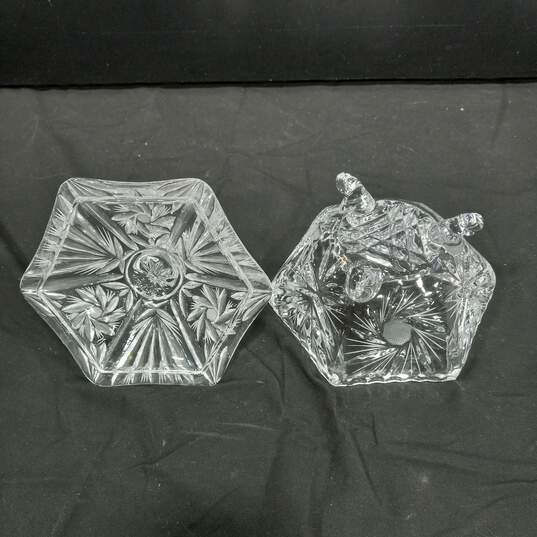 Crystal Candy Dish w/Lid image number 3
