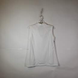 NWT Womens Regular Fit Sleeveless Collared Tennis Polo Shirt Size XL (16-18) alternative image
