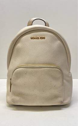 Michael Kors Pebble Leather Erin Small Backpack Vanilla