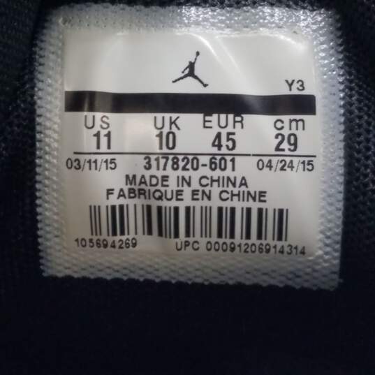Nike Air Jordan Red 317820-601 Men's Size 11 image number 7