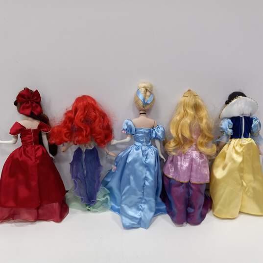Disney Princess Porcelain Dolls Assorted 5pc Lot image number 6