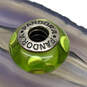 Designer Pandora 925 ALE Sterling Silver Green Glass Beaded Charm image number 1