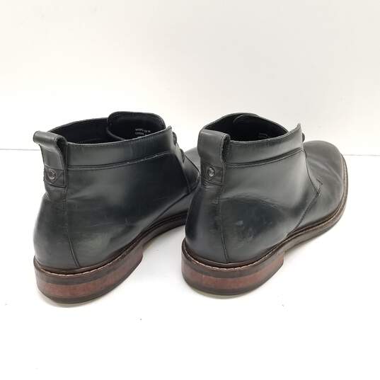 Cole Haan C24142 Graydon Chukka Black Leather Ankle Boots Men's Size 10 M image number 4