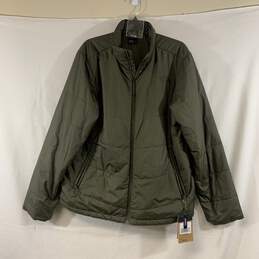 Men's Green The North Face Puffer Jacket, Sz. L
