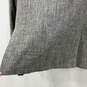 Mens Gray Long Sleeve Pockets Single Breasted Two Button Blazer Size 52 R image number 8