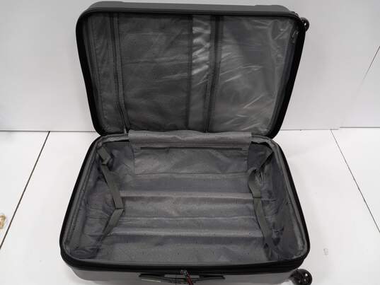 Delsey Charcoal/Black Hardside Spinner Luggage image number 4