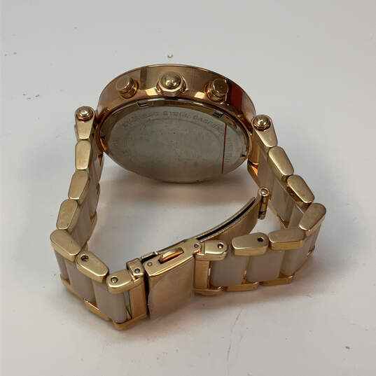 Designer Michael Kors MK-5896 Chronograph Round Dial Analog Wristwatch image number 4