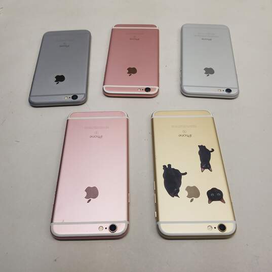 Apple iPhones 6 & 6s - Lot of 5 (For Parts Only) image number 5