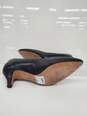 Women Clanks Black leather Heels Size-9.5 New image number 5