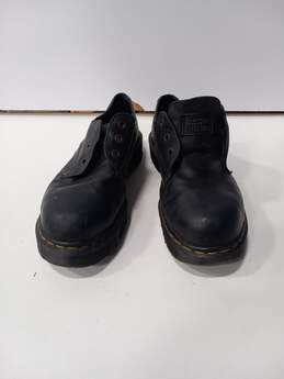 Dr. Martens Men's 8763 Black Leather Vintage Y2K Steel Toed Oxfords Size 9