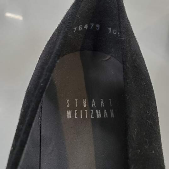 Stuart Weitzman Black Suede Shoes Women's Size 10.5M image number 5
