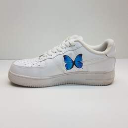 Nike Air Force 1 Butterfly Women Size 8.5 White Blue alternative image
