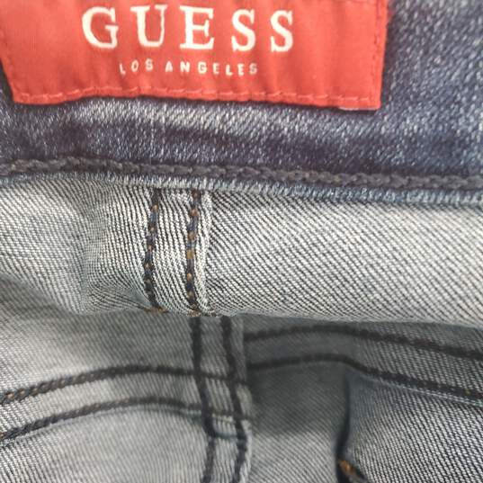 Guess Women Blue Jeans M image number 4