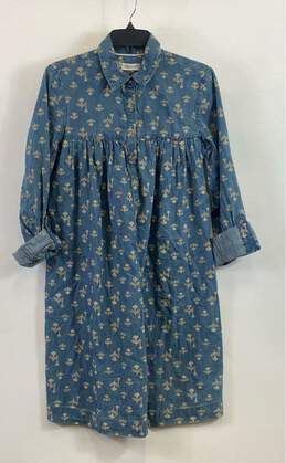Anthropologie Blue Casual Dress - Size 4